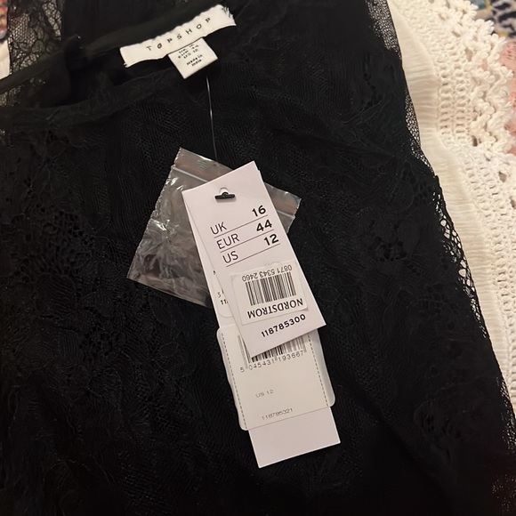 Lace Sheer Long Sleeve Top - Picture 5 of 5